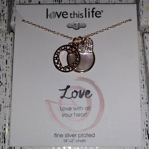 Love This Life necklace love with all your heart